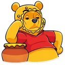 😒 emoji Winnie the Pooh Telegram sticker 15 of 35