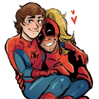 Sticker from spideypool, cr : @alisak1m