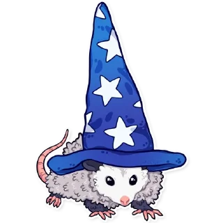 Sticker from awesomepossum (@kotypic)
