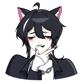 😣 emoji Рен @nyasticks Telegram sticker 11 of 49