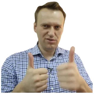 👍 emoji Навальный Telegram sticker 9 of 37