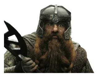 😳 emoji The Lord of the Rings Telegram sticker 23 of 48