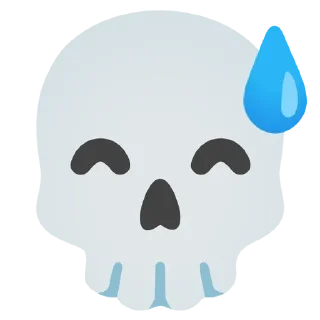 😺 emoji Skull stickers Telegram sticker 15 of 20