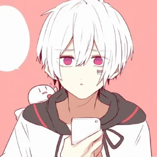 ⁉️ emoji mafumafu × soraru Telegram sticker 10 of 30