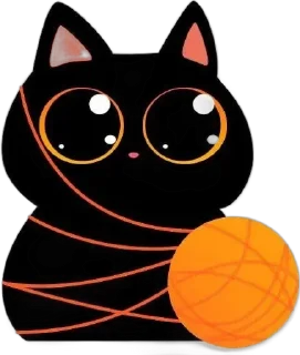 🌟 emoji Black cats Telegram sticker 14 of 28