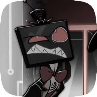 🌟 emoji БОЛЬШЕ ⇨ @CLOOBHUB ВОКС ОТЕЛЬ ХАЗБИН VOX HAZBIN ТГ Telegram sticker 11 of 26
