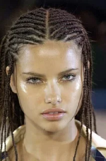 👩‍🦱 emoji Adriana Lima Telegram sticker 21 of 25