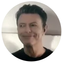 😌 emoji David Bowie Telegram sticker 6 of 114