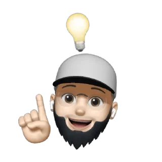 😇 emoji Abo Houzifa | By @abdulhamid_halilov Telegram sticker 13 of 50