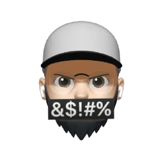 🤬 emoji Abo Houzifa | By @abdulhamid_halilov Telegram sticker 23 of 50