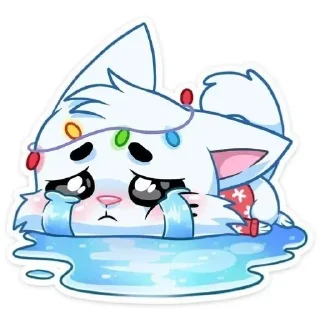 🐱 emoji Новогодний бисквит Telegram sticker 17 of 41