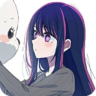 🎤 emoji HOSHINO AI BY @kur_ruk : @fStikBot Telegram sticker 18 of 26