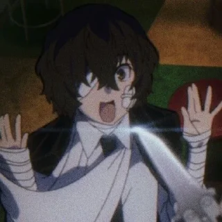 🤪 emoji Dazai Osamu Telegram sticker 14 of 25