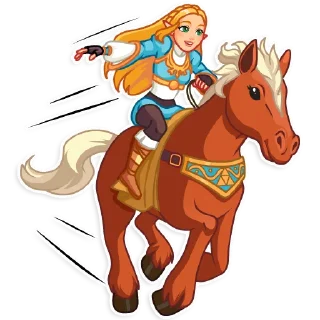 🐎 emoji The Legend of Zelda Telegram sticker 22 of 25