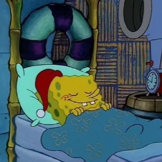😴 emoji Sponge bob meme Telegram sticker 8 of 120