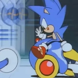 Sticker from Sonic CD by @sonic_the_hednehog