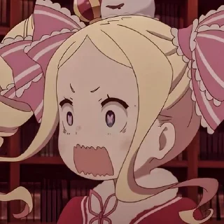 😱 emoji Ре зеро @anime_sticks Telegram sticker 14 of 20