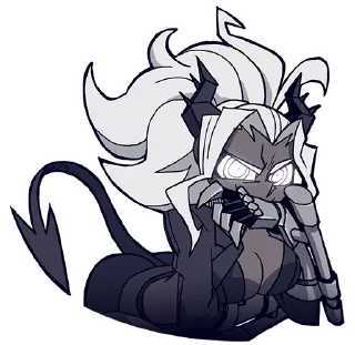 😠 emoji Helltaker Telegram sticker 14 of 50