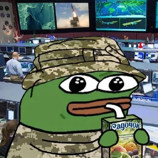 🌚 emoji Жабка Пепе в ЗСУ Telegram sticker 5 of 117