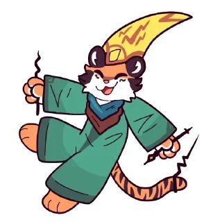 🧙‍♀️ emoji Electro Tiger @stickersb2b Telegram sticker 22 of 45