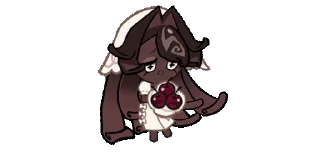🌟 emoji Black Forest Cookie Telegram sticker 19 of 47
