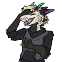 😂 emoji Antonia the Dragon Telegram sticker 13 of 83