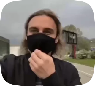 😷 emoji Я не упала с балкона😡 Telegram sticker 15 of 20