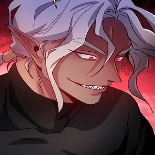 😈 emoji Dark fall Telegram sticker 19 of 23