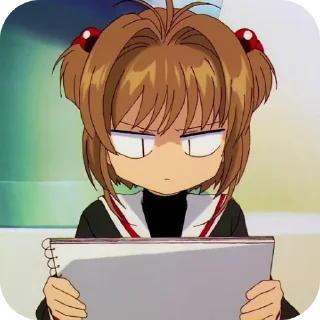 😠 emoji 🌸Sakura Kinomoto🌸 Telegram sticker 13 of 120