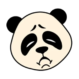 😫 emoji Панда @DurakTrade Telegram sticker 16 of 25