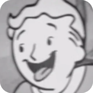😛 emoji Fallout Vault Boy • @Earth928B Telegram sticker 19 of 45