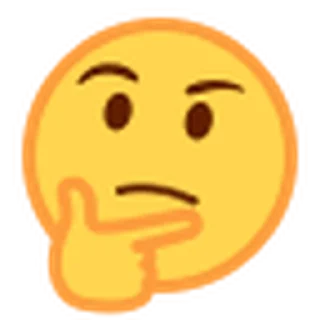 🤔 emoji Static Emojies | @ReQuestChat Telegram sticker 8 of 18