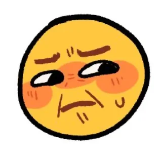 🥵 emoji Просто стикеры Telegram sticker 13 of 26