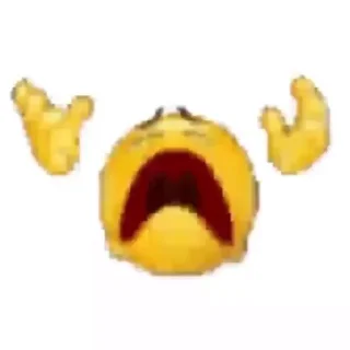 😫 emoji Просто стикеры Telegram sticker 14 of 26