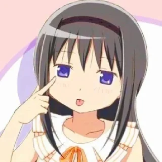 😝 emoji homura akemi Telegram sticker 11 of 118