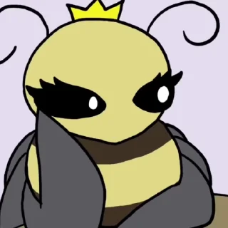 🙄 emoji Bee Shorts (raredoodle) Telegram sticker 18 of 38