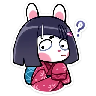 🤨 emoji усагичи без надписей @stickwithouttext Telegram sticker 11 of 46