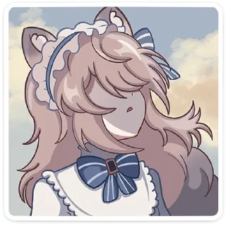 🙈 emoji Мяути без текста @stickers_vk Telegram sticker 10 of 49