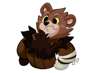 Sticker from Медвежутка без надписей @TgSticker