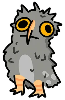 🦉 emoji Сова Вова без надписей • @TgSticker Telegram sticker 20 of 49