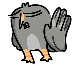 🦉 emoji Сова Вова без надписей • @TgSticker Telegram sticker 12 of 49