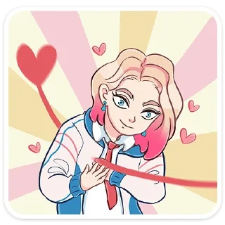Sticker from Лера без надписей @stickers_vk
