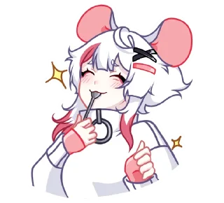 ☺ emoji Мауси в кофте @stickers_vk без надписей Telegram sticker 10 of 48