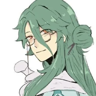 💉 emoji `Бай Чжу @genshinbyevico Telegram sticker 20 of 22