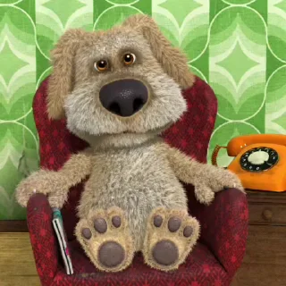 🐶 emoji Talking Ben Telegram sticker 5 of 36