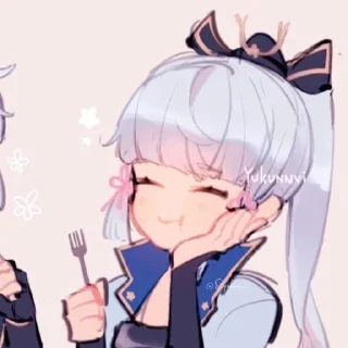 ❄️ emoji Аяка от @stasmuh Telegram sticker 15 of 20