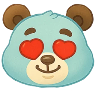 😍 emoji Бао Telegram sticker 5 of 9