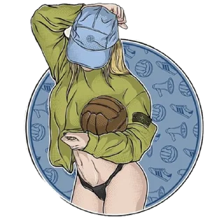 👧 emoji ⚽️ || @AllProjectService Telegram sticker 8 of 28