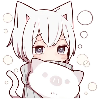 🥱 emoji Усталый котёнок 2 @Nyasticks Telegram sticker 8 of 42