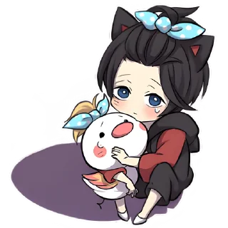 ☺️ emoji Чёрный котёнок 2 @Nyasticks Telegram sticker 9 of 41